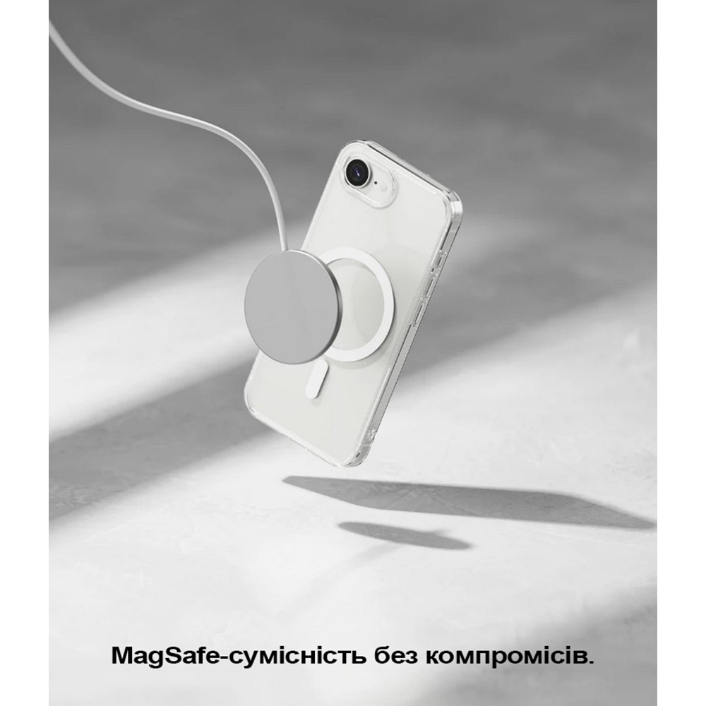 Чехол BECOVER Space Case MagSafe для Apple iPhone 16e Transparancy (713884) Материал полиуретан