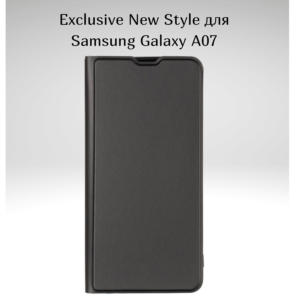 Зовнішній вигляд Чохол BECOVER Exclusive New Style для Samsung Galaxy A07 SM-A075 Black (713891)