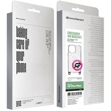 Чехол ARMORSTANDART Crossbody Air MagSafe Rope для Apple iPhone 14 Pro Max Clear (ARM86372)