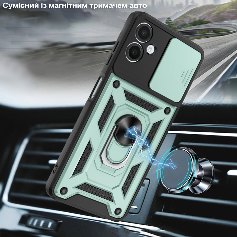 Чехол BECOVER Military для Samsung Galaxy A07 Dark Green (713899) Цвет зеленый
