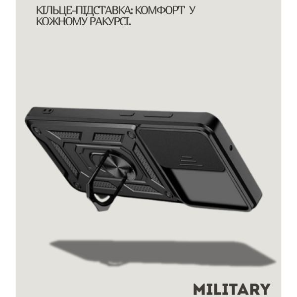 Чохол BECOVER Military для Samsung Galaxy S25 FE Black (714385) Тип чохол-накладка