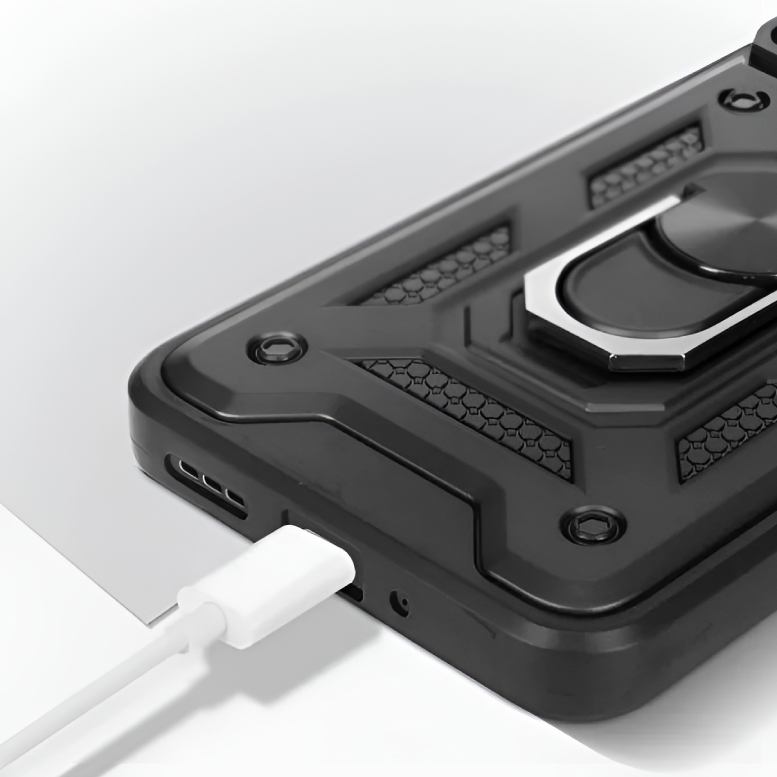 Зовнішній вигляд Чохол BECOVER Military для Samsung Galaxy S25 FE Black (714385)