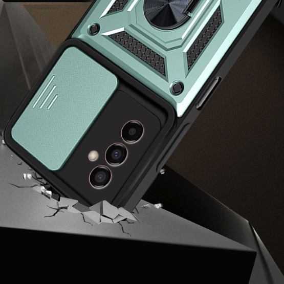 Зовнішній вигляд Чохол BECOVER Military для Samsung Galaxy S25 FE Dark Green (714387)