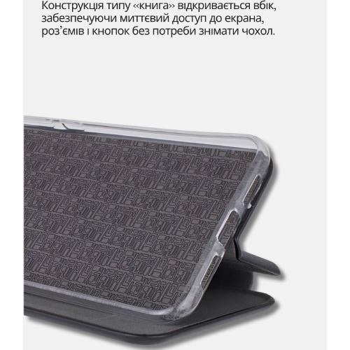 Чехол BECOVER Exclusive для Motorola Edge 50 Pro Black (714394) Материал искусственная кожа
