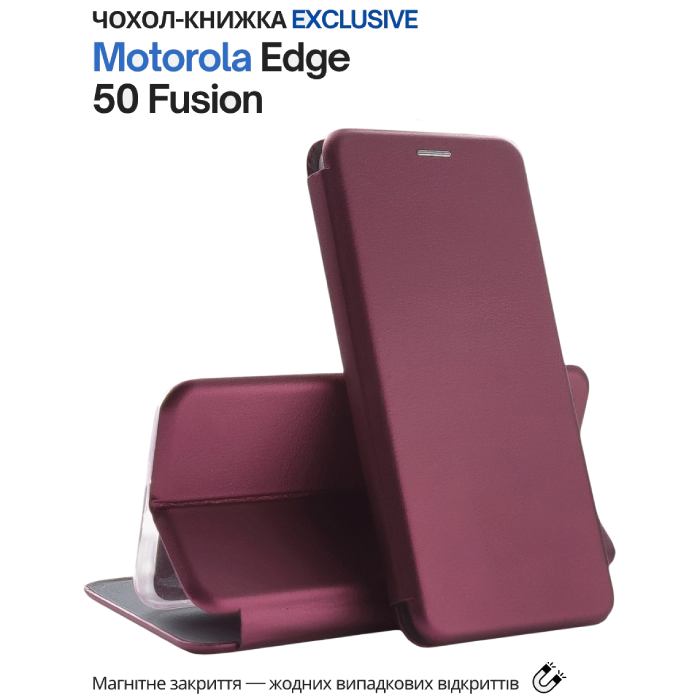 Чохол BECOVER Exclusive для Motorola Edge 50 Fusion Red Wine (714397) Сумісність за моделлю Motorola Edge 50 fusion