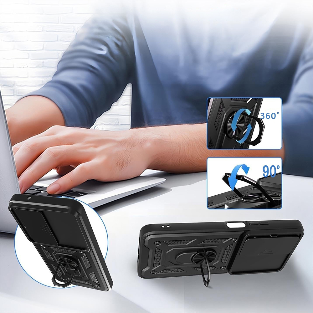 Зовнішній вигляд Чохол BECOVER Military для Xiaomi Redmi 15 Black (713921)