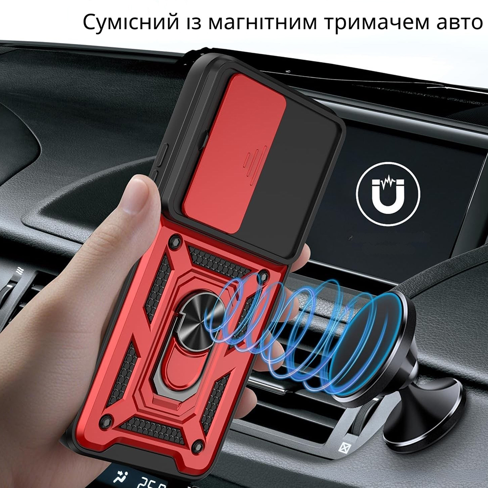 Чохол BECOVER Military для Xiaomi Redmi 15 Red (713924) Матеріал силікон
