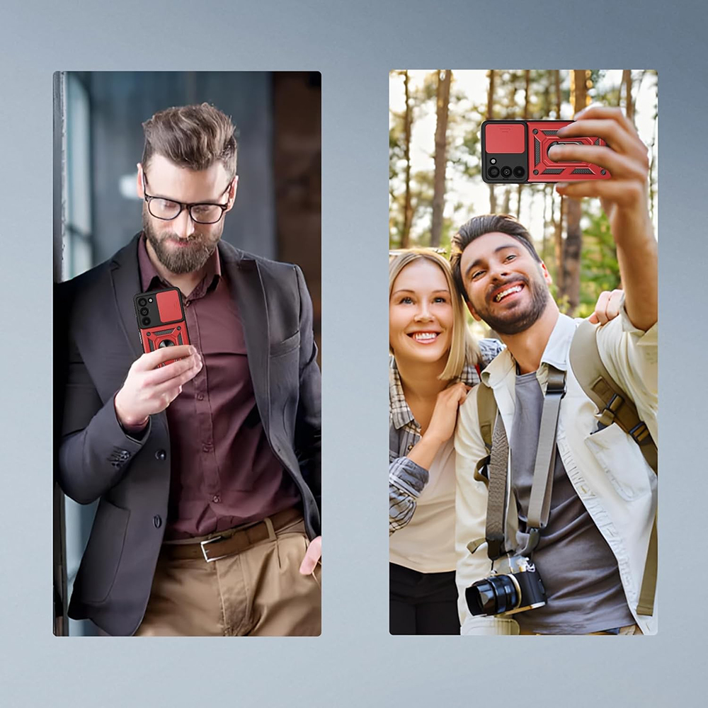 Зовнішній вигляд Чохол BECOVER Military для Xiaomi Redmi 15 Red (713924)