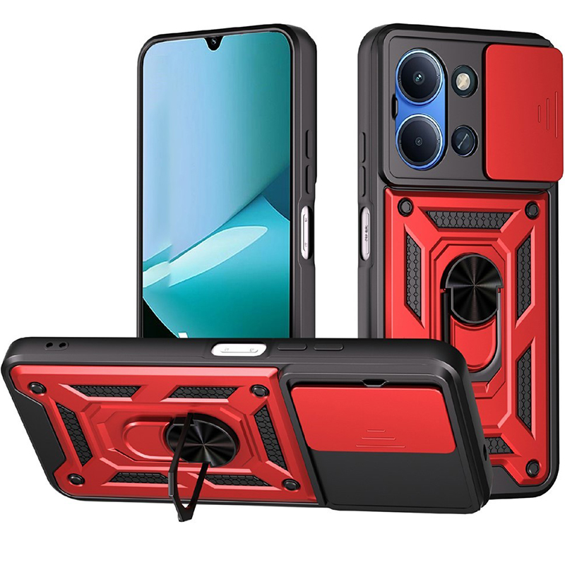 Чохол BECOVER Military для Xiaomi Redmi 15C 4G/5G Red (713928)