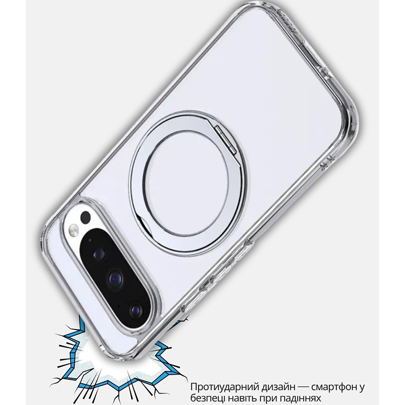 Чохол BECOVER Aura Fold для Google Pixel 9/9 Pro/10/10 Pro Transparancy (714137) Сумісність за моделлю Google Pixel 9