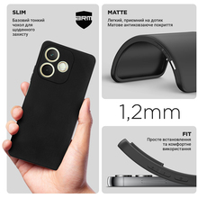 Чехол ARMORSTANDART Matte Slim Fit для OPPO A5 Pro 4G / A5 Pro 5G Camera cover Black (ARM85386)