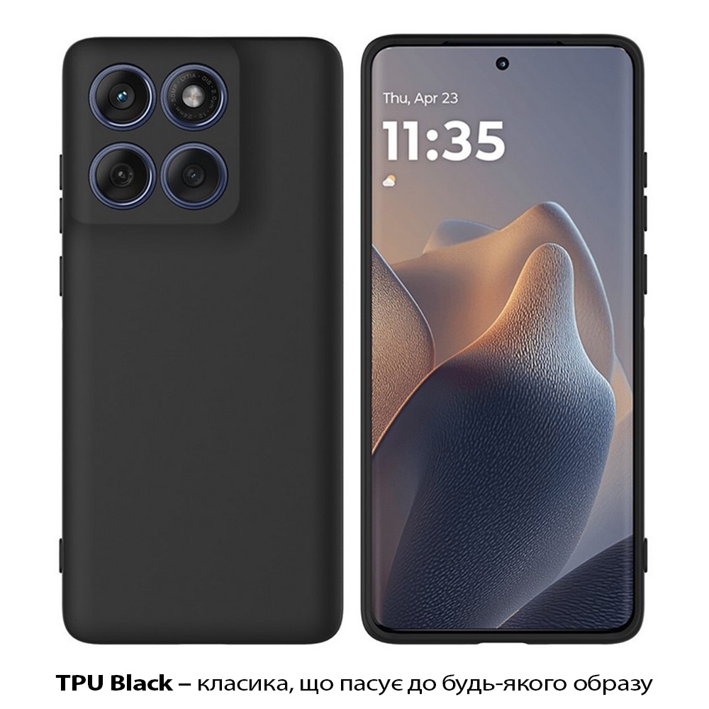 Чехол BECOVER для Motorola Edge 60 Black (713770) Тип чехол-накладка