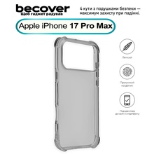 Чехол BECOVER Anti-Shock для Apple iPhone 17 Pro Max Grey (713800)