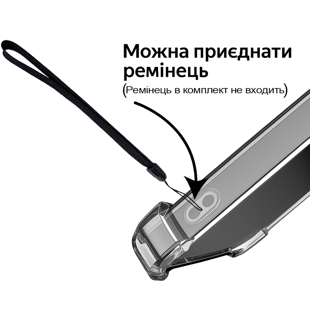 Чехол BECOVER Anti-Shock для Motorola Moto G56 Clear (713802) Материал силикон