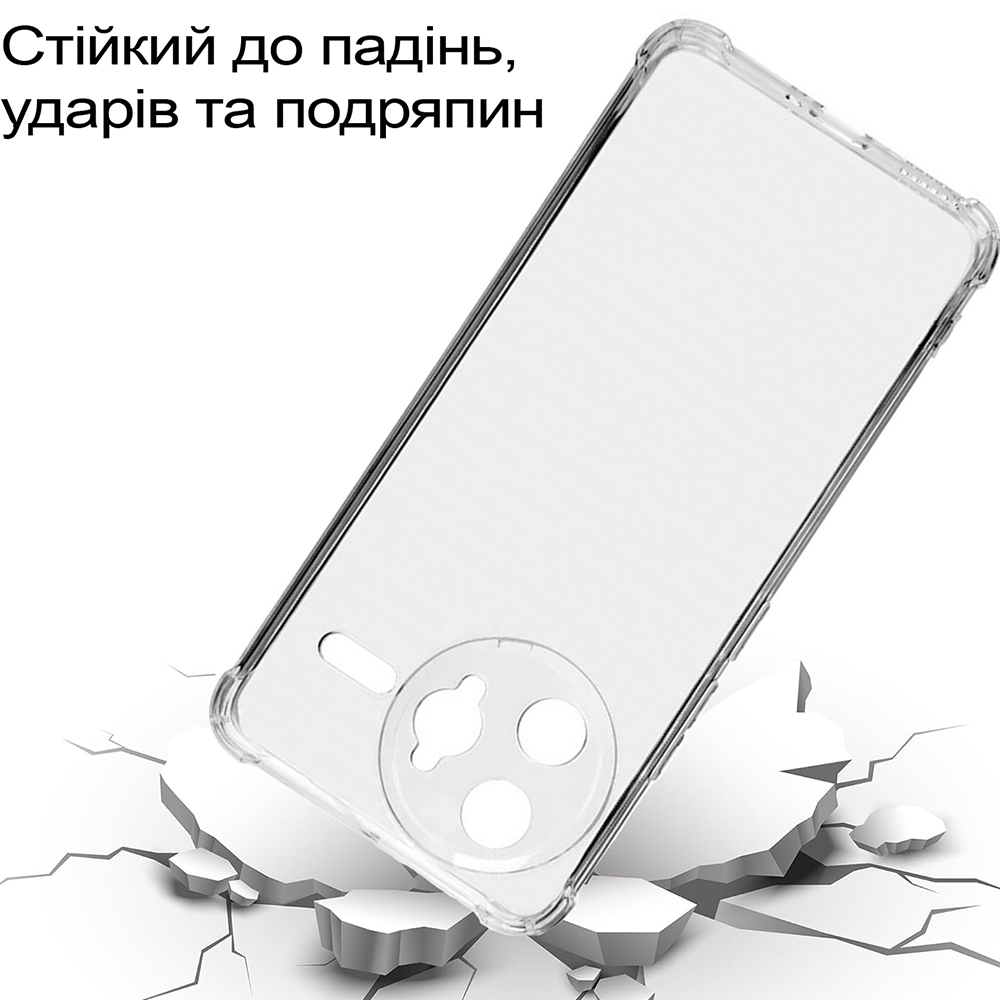 Чехол BECOVER Anti-Shock для Poco F7 Ultra Clear (713808) Цвет прозрачный