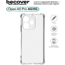Чохол BECOVER Anti-Shock для Oppo A5 Pro 4G/5G Clear (713813)