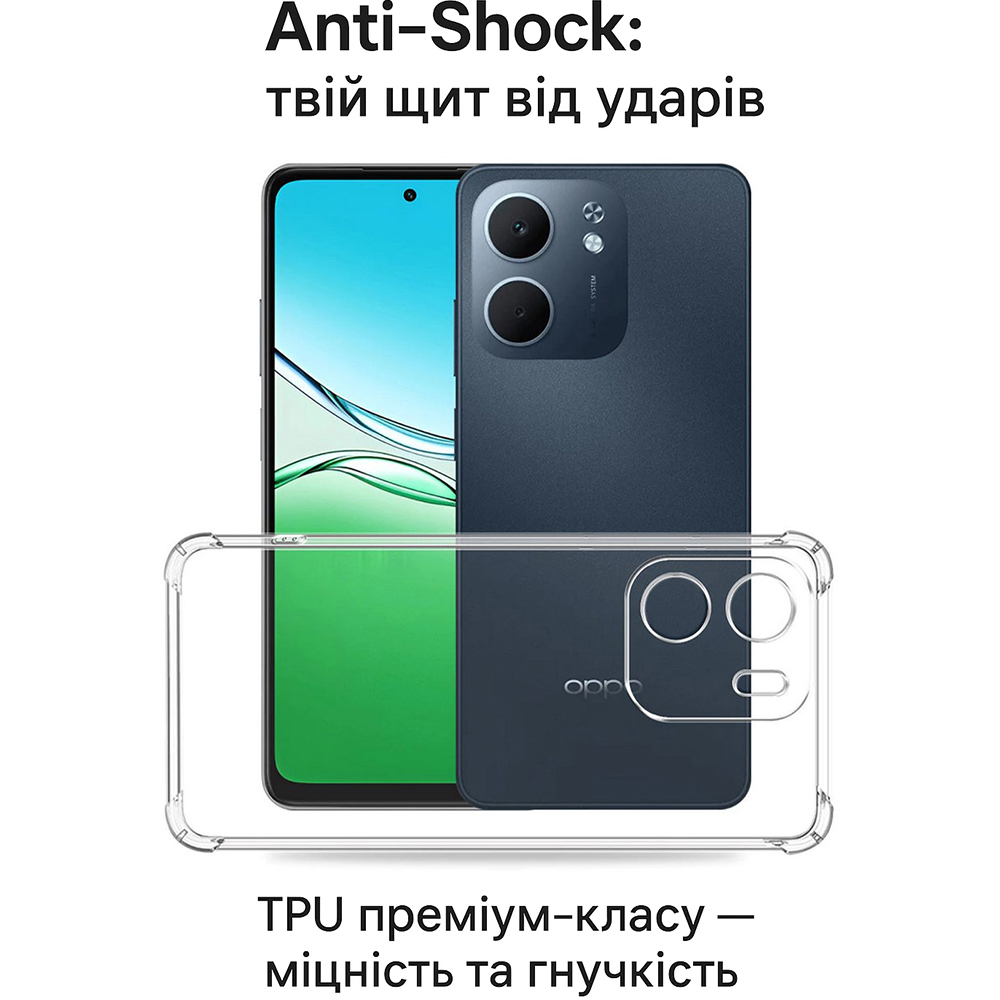 Фото Чохол BECOVER Anti-Shock для Oppo A5x 4G/5G Clear (713814)