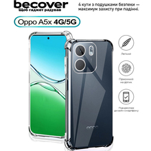 Чохол BECOVER Anti-Shock для Oppo A5x 4G/5G Clear (713814)