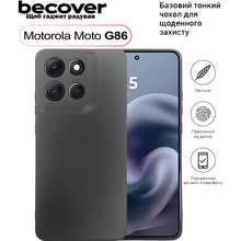 Чохол BECOVER для Motorola Moto G86 Black (713768)