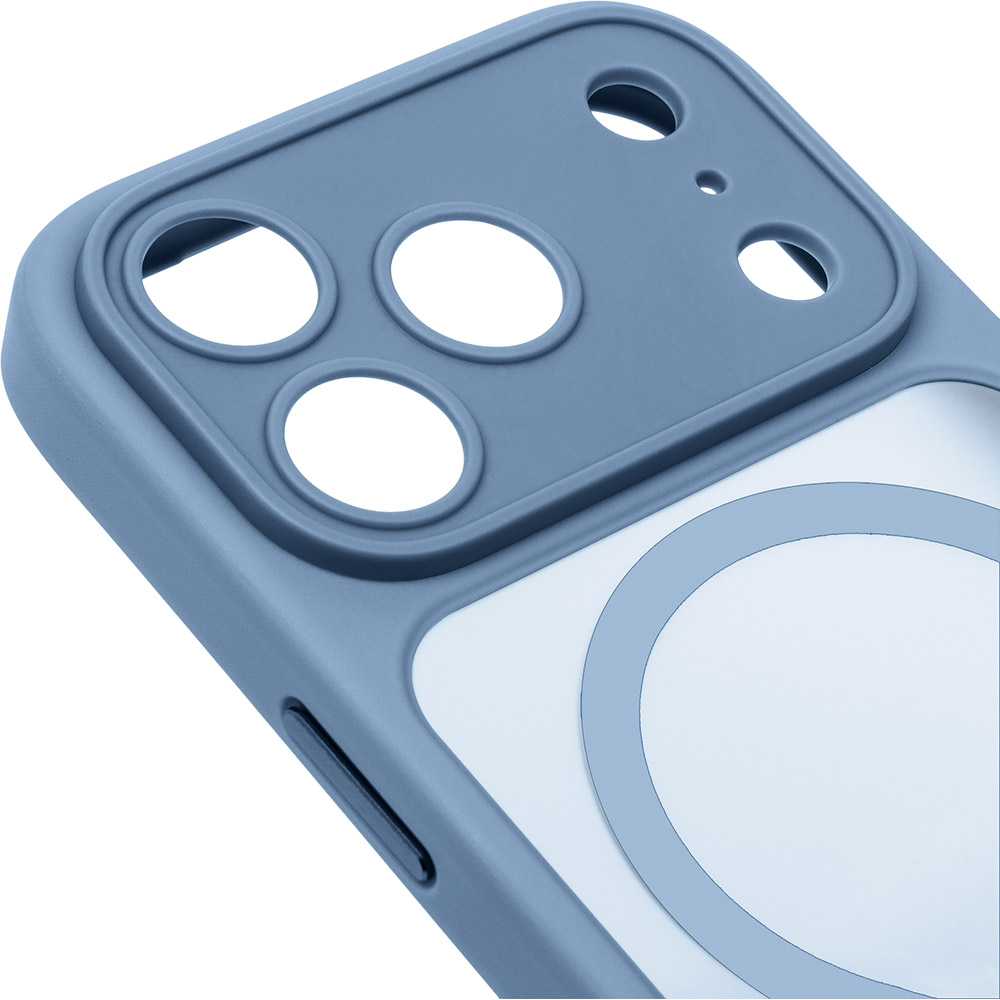 Чохол ARMORSTANDART Lush MagCase для Apple iPhone 17 Pro Max Chambray (ARM87498) Колір блакитний