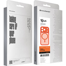Чехол  ARMORSTANDART Lush MagCase для Apple iPhone 17 Pro Orange (ARM87492)
