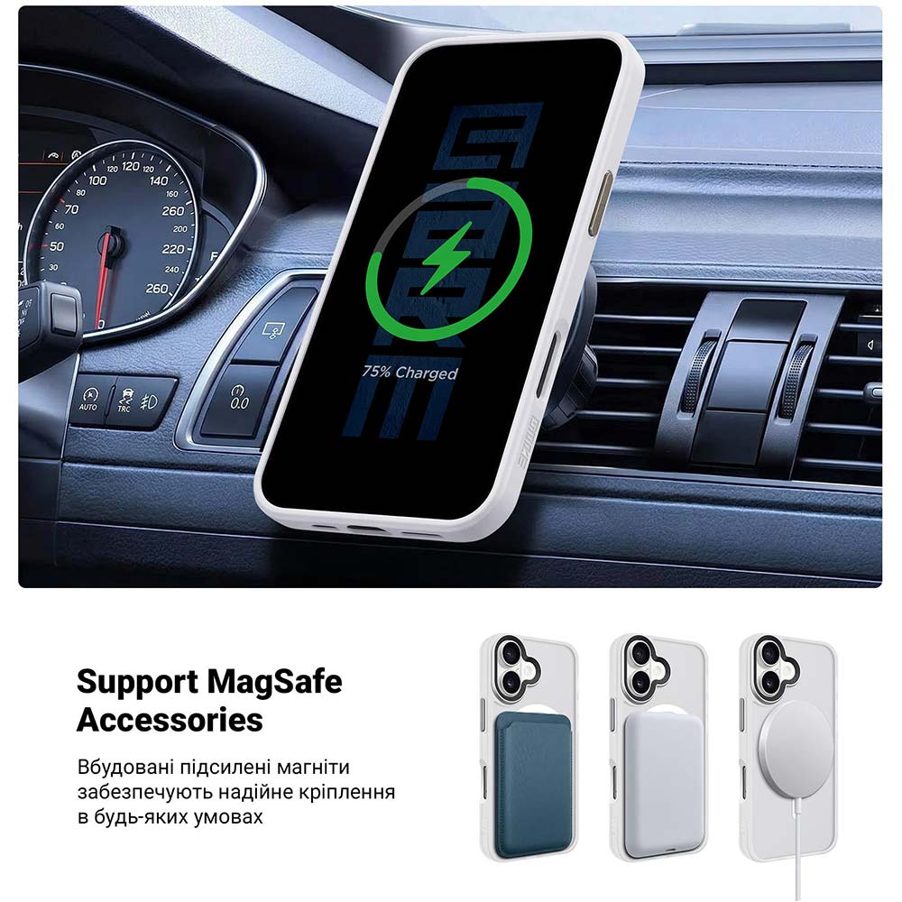 Чохол ARMORSTANDART Uniq MagCase для Apple iPhone 17 Matte Clear (ARM86264) Колір прозорий