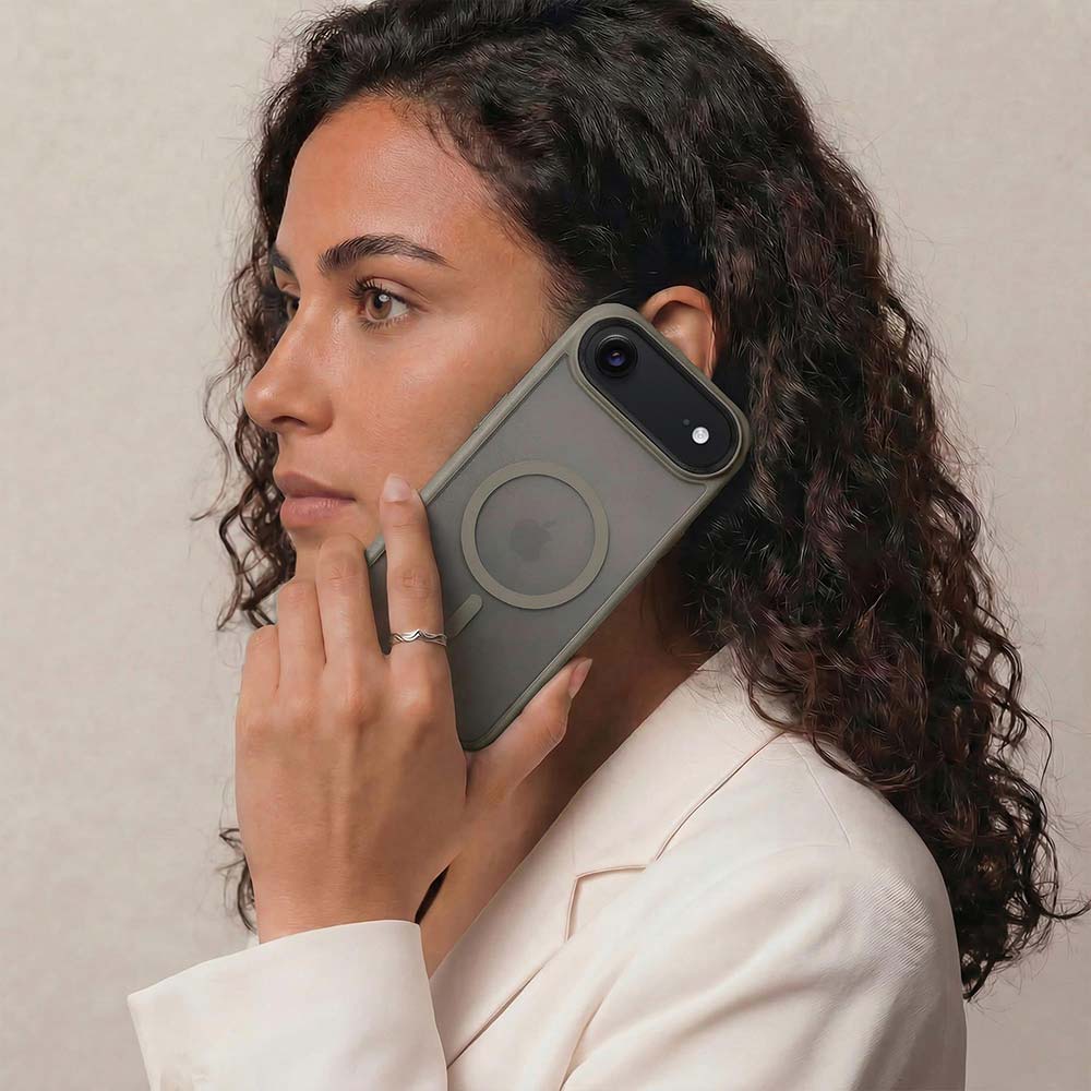 Чохол ARMORSTANDART Uniq MagCase для Apple iPhone 17 Air Titanium Grey (ARM86280) Матеріал поліуретан