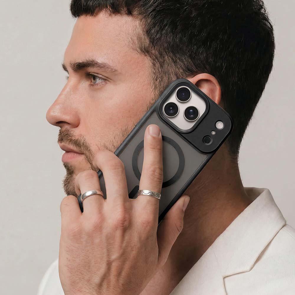 Чохол ARMORSTANDART Uniq MagCase для Apple iPhone 17 Pro Black (ARM86266) Матеріал полікарбонат