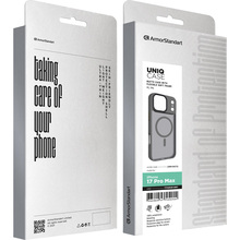 Чохол ARMORSTANDART Uniq MagCase для Apple iPhone 17 Pro Max Titanium Grey (ARM86275)