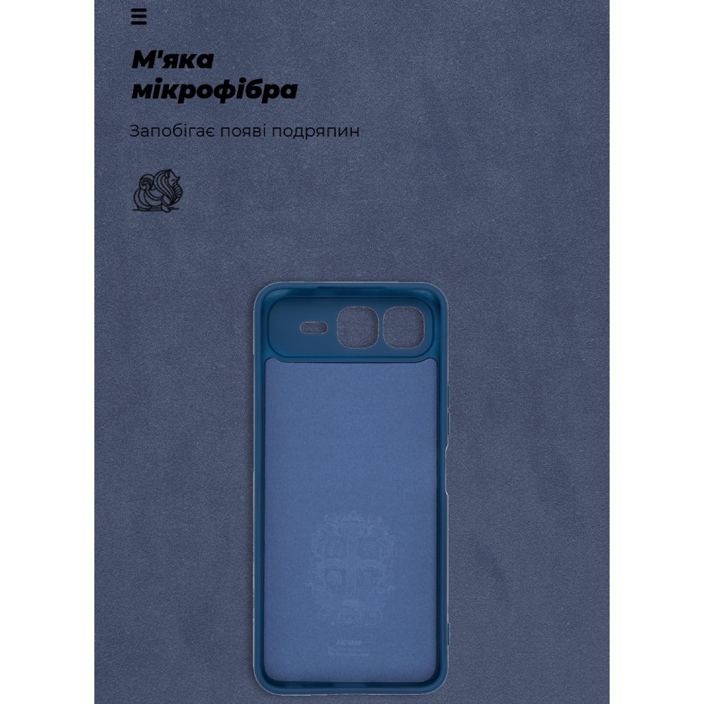 Чохол ARMORSTANDART ICON для Infinix Smart 10 Plus 4G Camera cover Dark Blue (ARM87952) Колір синій