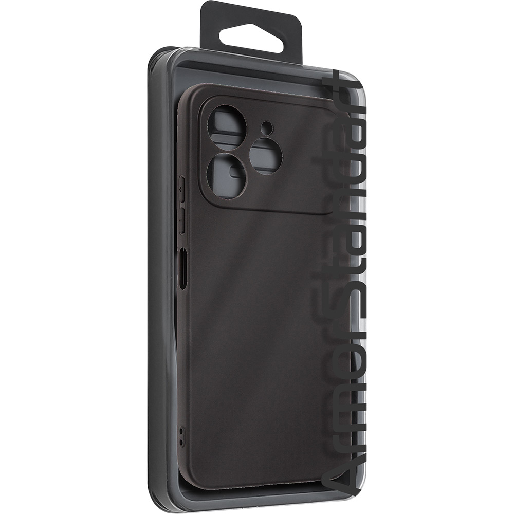 Чохол ARMORSTANDART Matte Slim Fit для Tecno Spark 40 4G Camera cover Black (ARM87257) Матеріал поліуретан