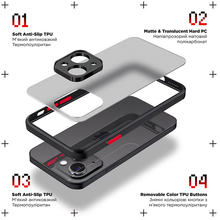 Чохол ARMORSTANDART Frosted Matte для Xiaomi Redmi 13 4G/Poco M6 4G Black (ARM78268)