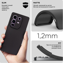 Чохол ARMORSTANDART Matte Slim Fit для Infinix Note 50 Pro Plus 5G Black (ARM85164)