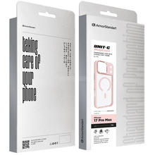 Чехол ARMORSTANDART Unit-C MagCase для Apple iPhone 17 Pro Max Pale Pink (ARM86303)