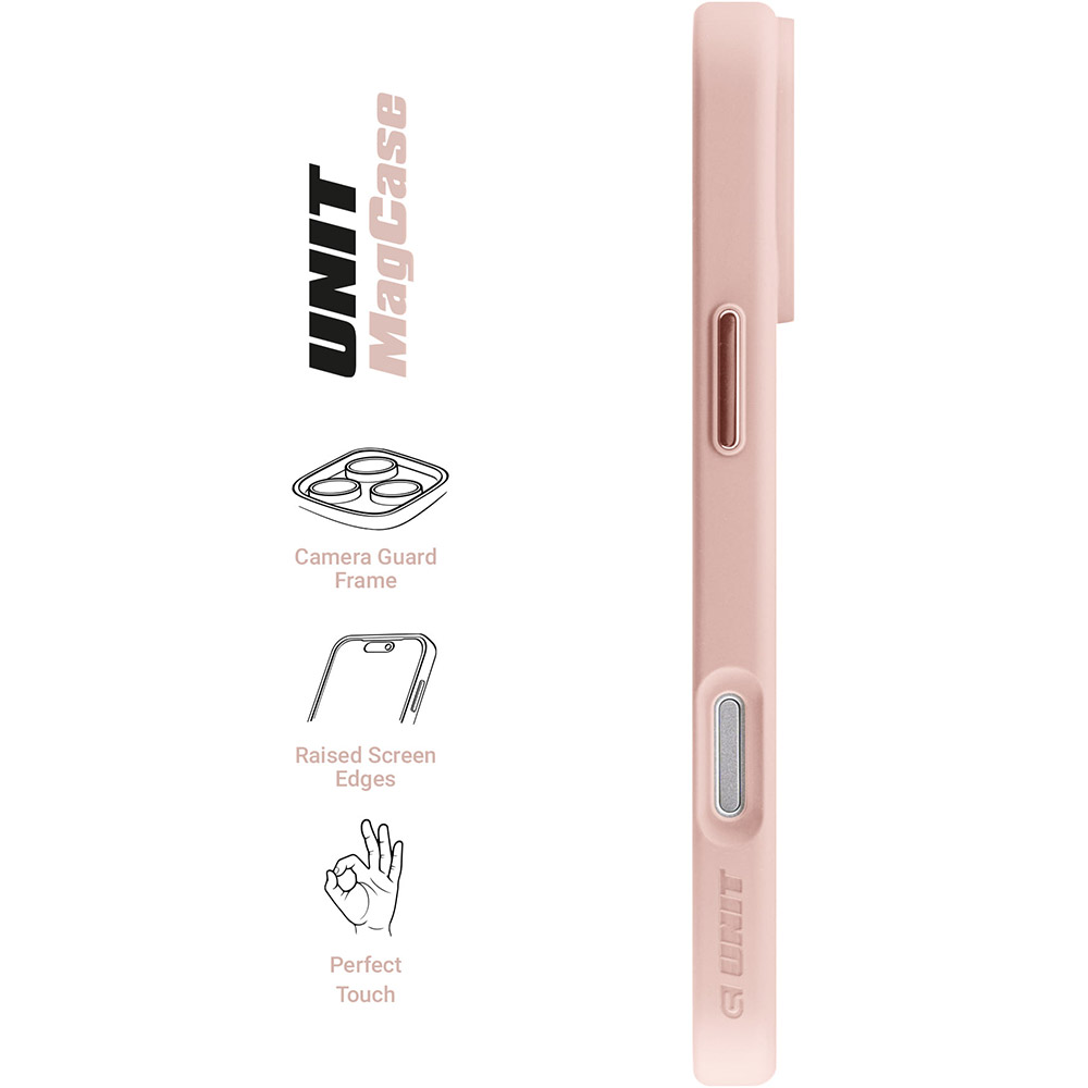 Чохол ARMORSTANDART Unit-C MagCase для Apple iPhone 17 Pro Max Pale Pink (ARM86303) Тип чохол-накладка