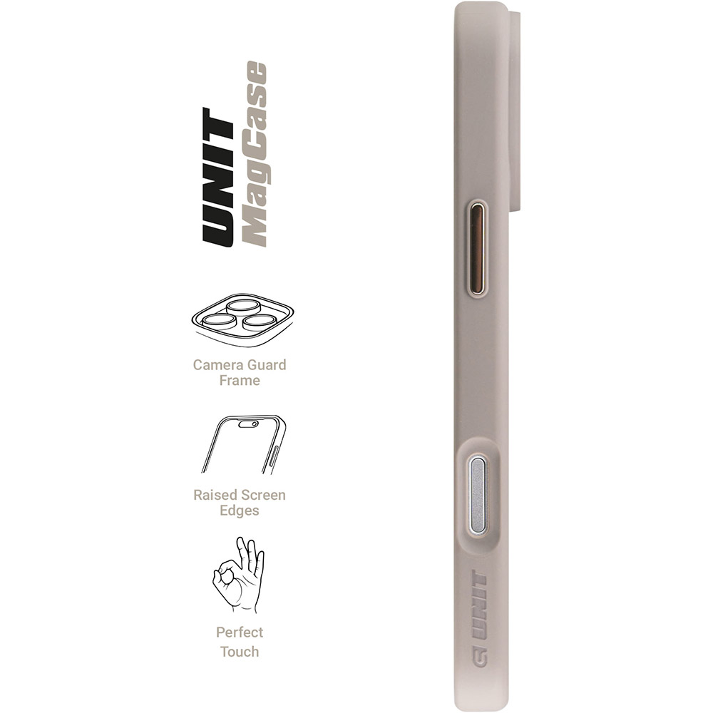 Чохол ARMORSTANDART Unit-C MagCase для Apple iPhone 17 Pro Max Titanium Grey (ARM87915) Тип чохол-накладка