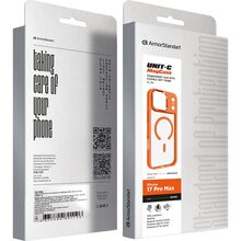Чохол ARMORSTANDART Unit-C MagCase для Apple iPhone 17 Pro Orange (ARM86624)