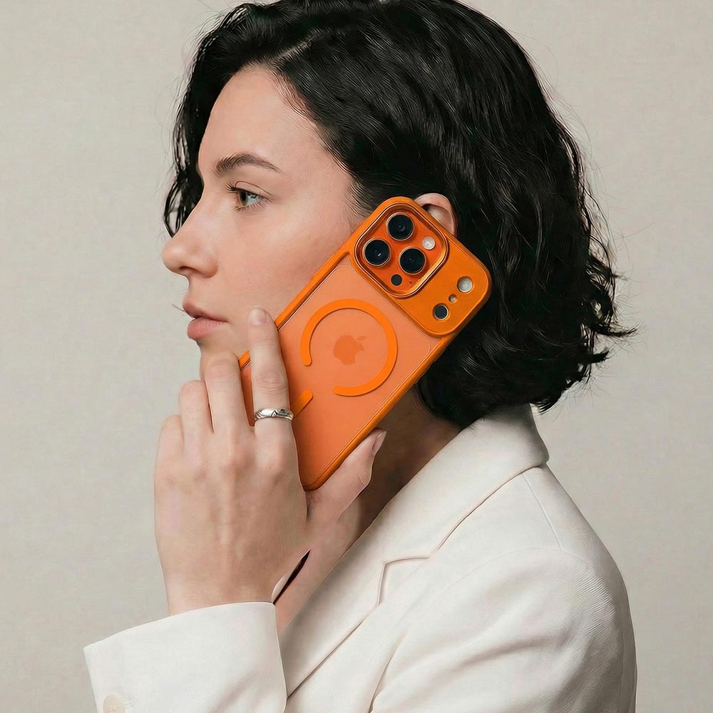 Чохол ARMORSTANDART Unit-C MagCase для Apple iPhone 17 Pro Orange (ARM86624) Матеріал поліуретан