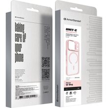 Чехол ARMORSTANDART Unit-C MagCase для Apple iPhone 17 Pro Pale Pink (ARM86295)