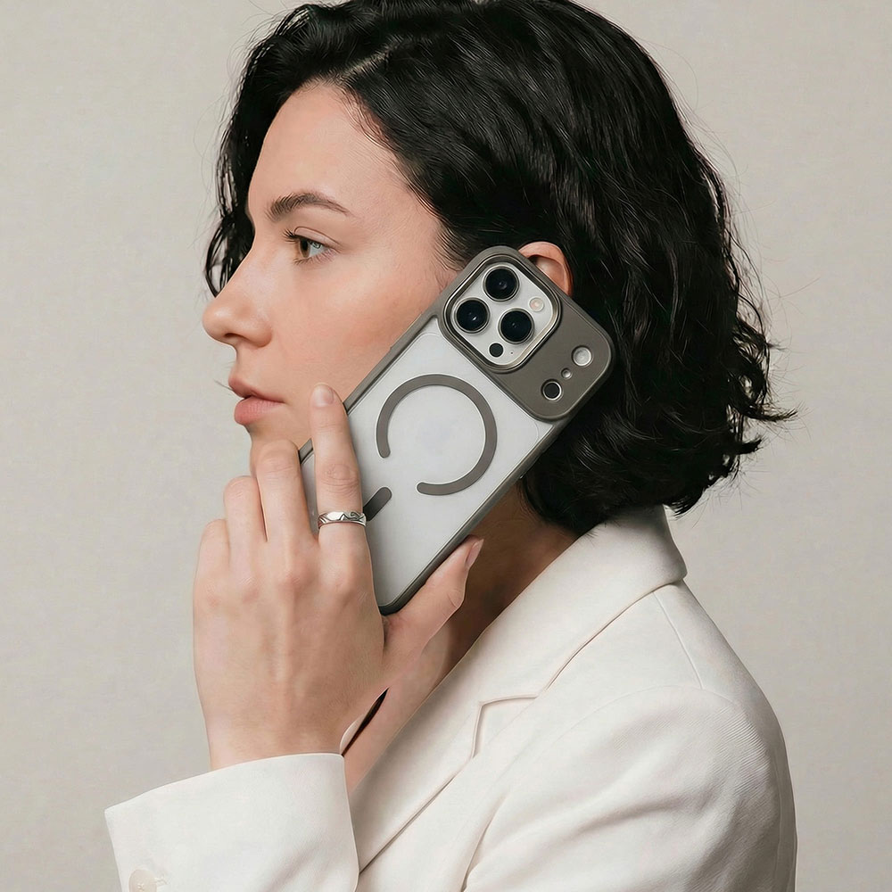 Чехол ARMORSTANDART Unit-C MagCase для Apple iPhone 17 Pro Titanium Grey (ARM87912) Материал полиуретан