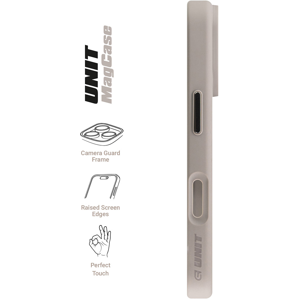 Чехол ARMORSTANDART Unit-C MagCase для Apple iPhone 17 Pro Titanium Grey (ARM87912) Тип чехол-накладка