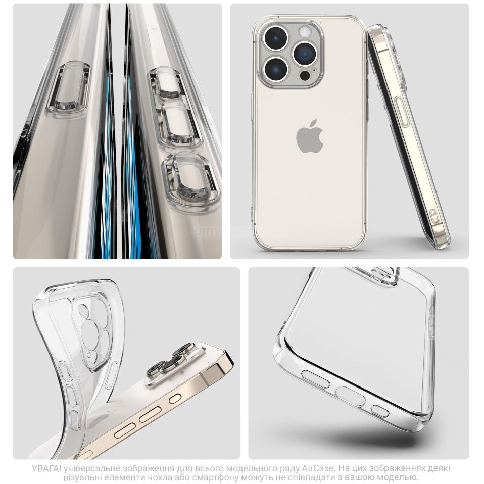 Чехол ARMORSTANDART Air для OPPO Reno14 F 5G/Reno14 FS 5G Camera cover Clear (ARM87139) Тип чехол-накладка