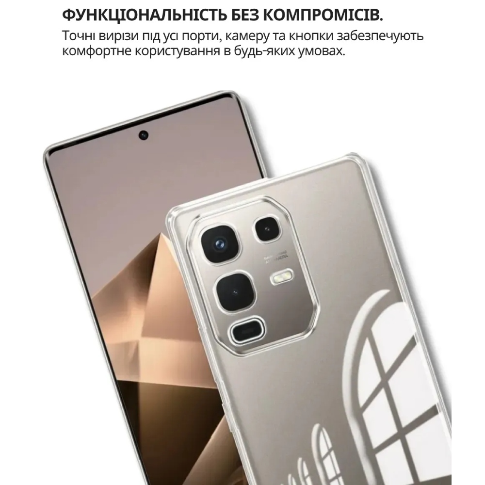Чехол BECOVER для Infinix Note 50 Pro 4G Transparancy (714674) Цвет прозрачный