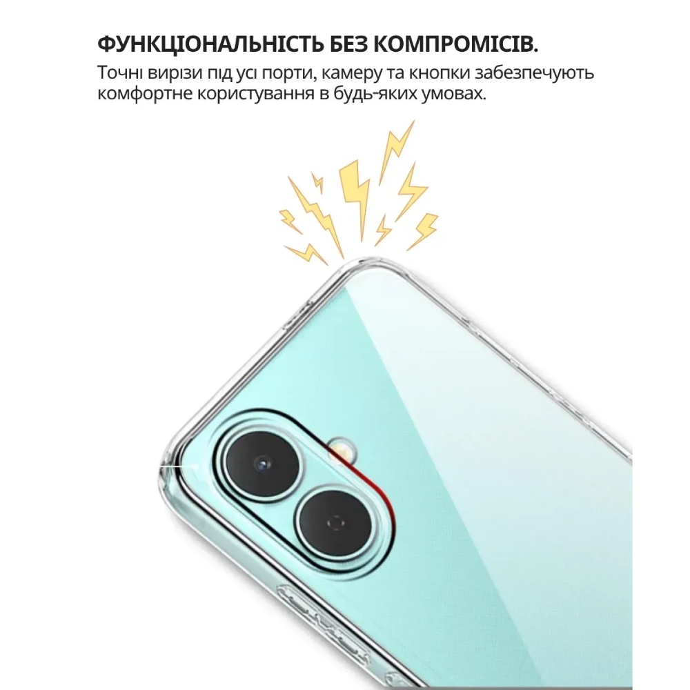 Чохол BECOVER для Tecno Spark Go 2 Transparancy (714682) Тип чохол-накладка