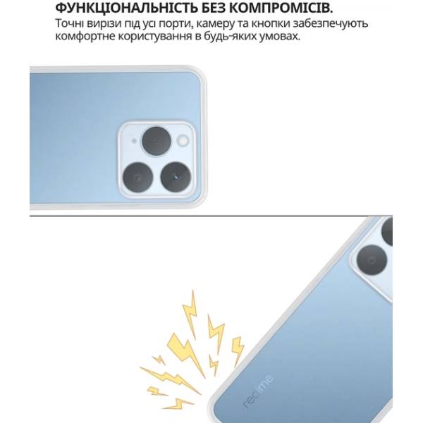 Чохол BeCover для Realme 15T Transparancy (714695) Матеріал силікон
