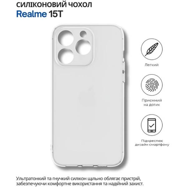 Чохол BeCover для Realme 15T Transparancy (714695) Колір прозорий