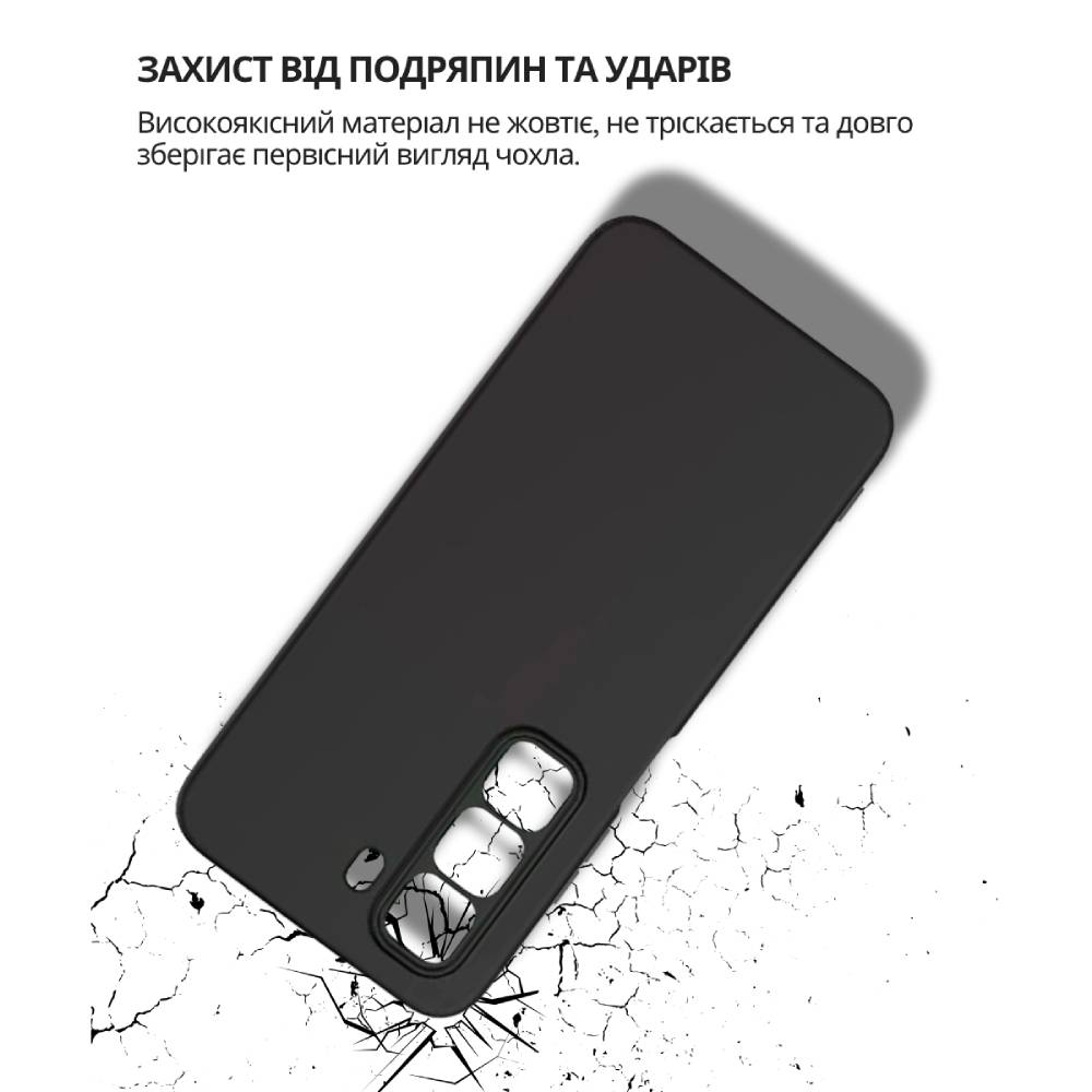 Чохол BECOVER для Infinix Hot 60 Pro 4G (X6885) Black (714558) Колір чорний