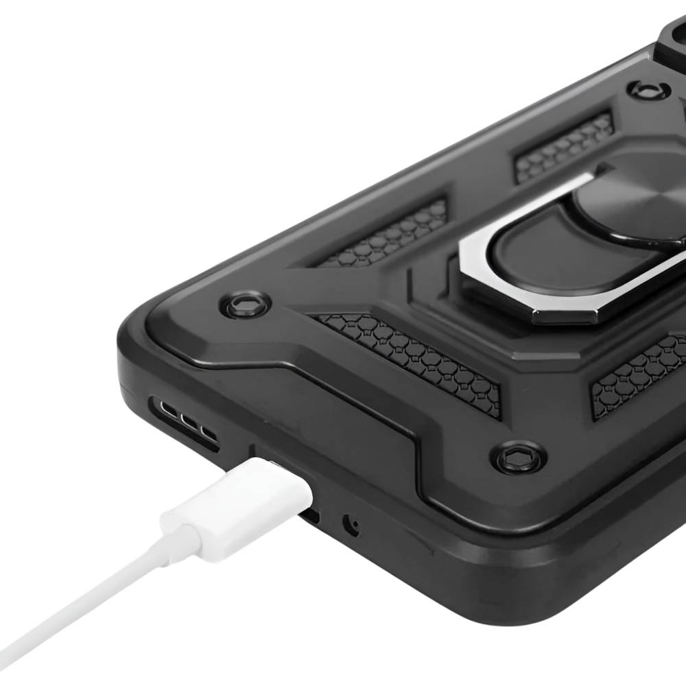 Чохол BECOVER Military до Samsung Galaxy S25 Edge SM-S937 Black (714570) Матеріал силікон