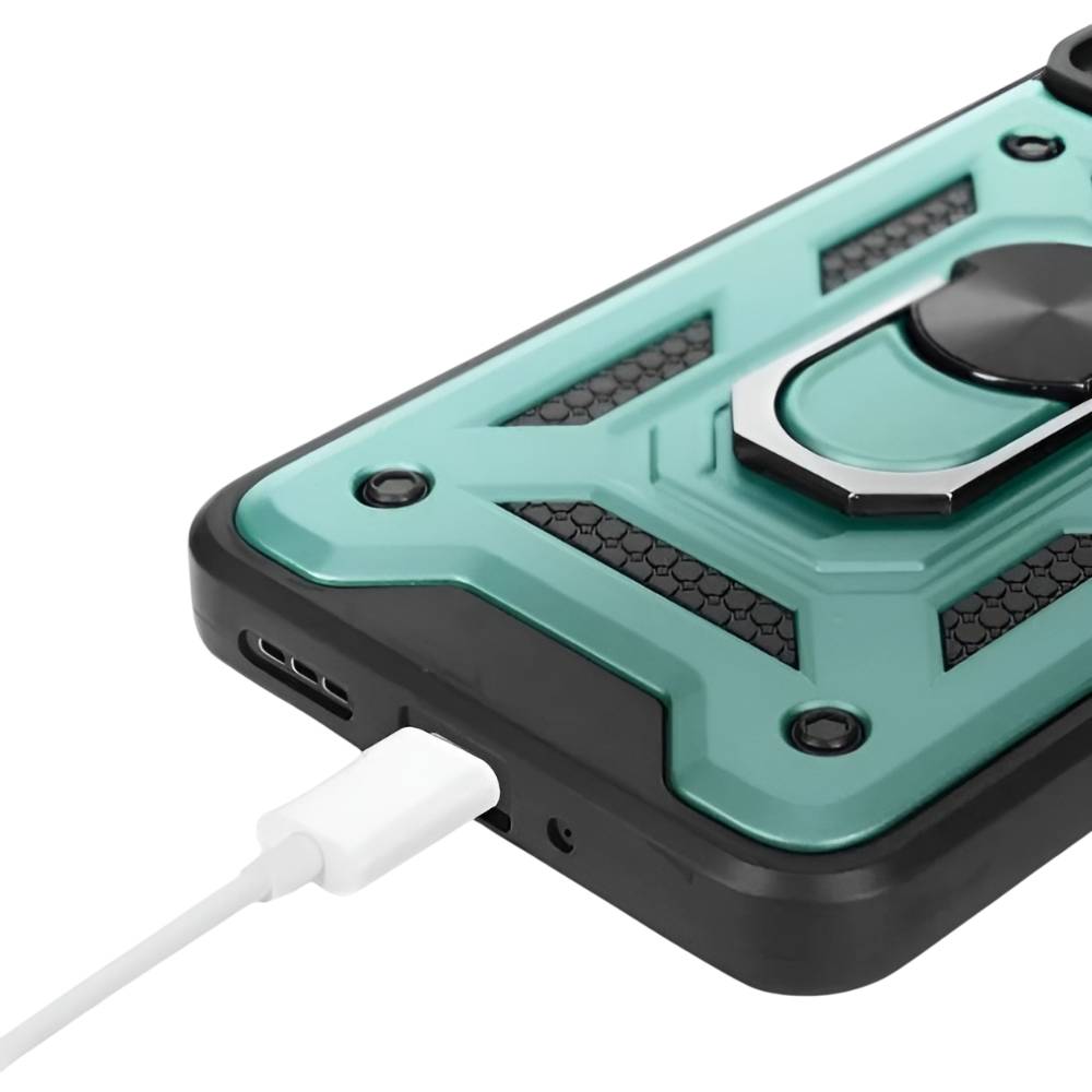 Чохол BECOVER Military до Samsung Galaxy S25 Edge SM-S937 Dark Green (714571) Матеріал силікон