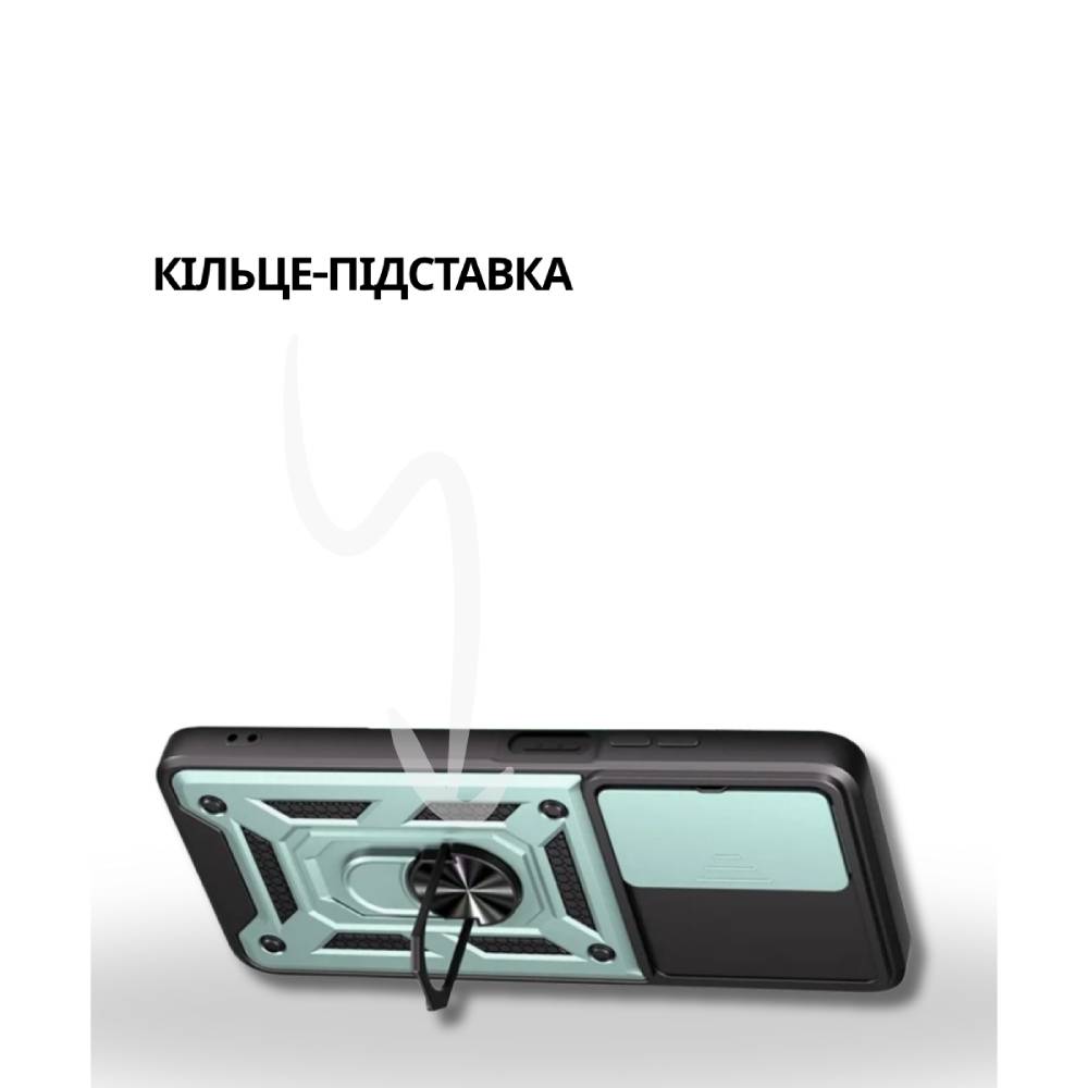 Чехол BECOVER Military для Oppo A5 2025 4G/5G Dark Green (714573) Материал металл